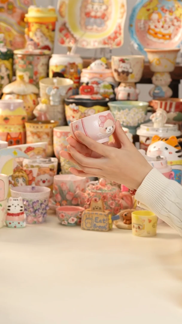 其他陶景德镇釉下彩手绘设计师款陶瓷