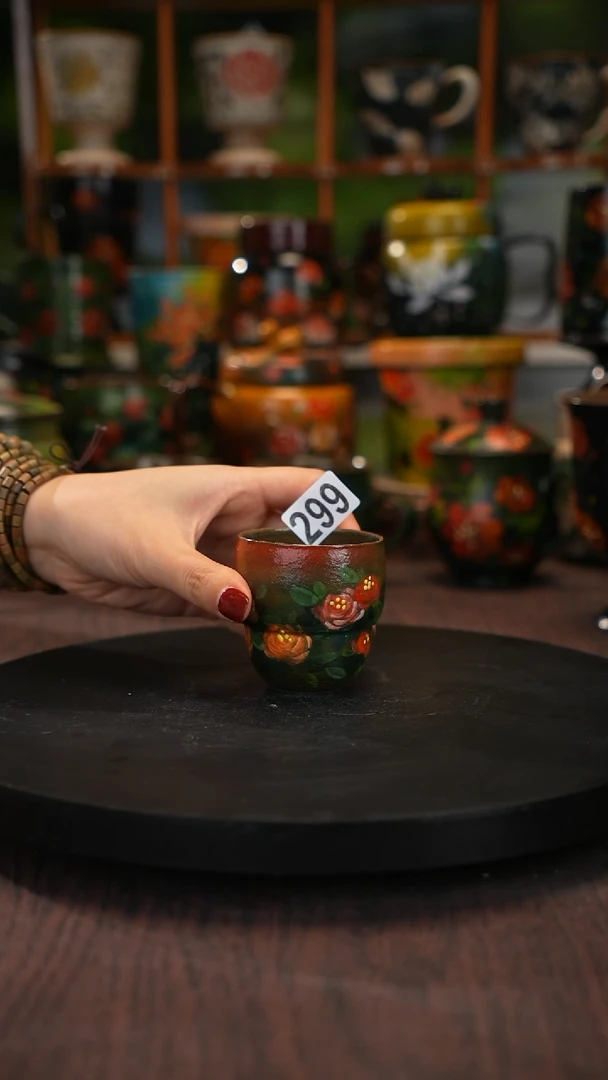 油画 手绘釉下彩299