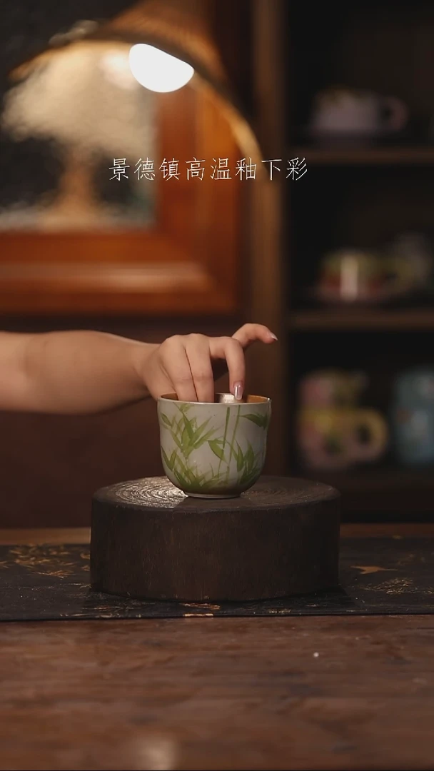 陶瓷景德镇高温釉下手绘陶瓷491