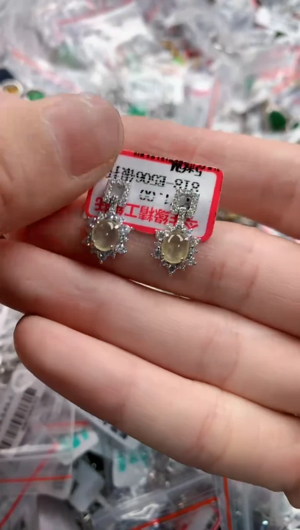 银S925镶嵌戒指翡翠111   3