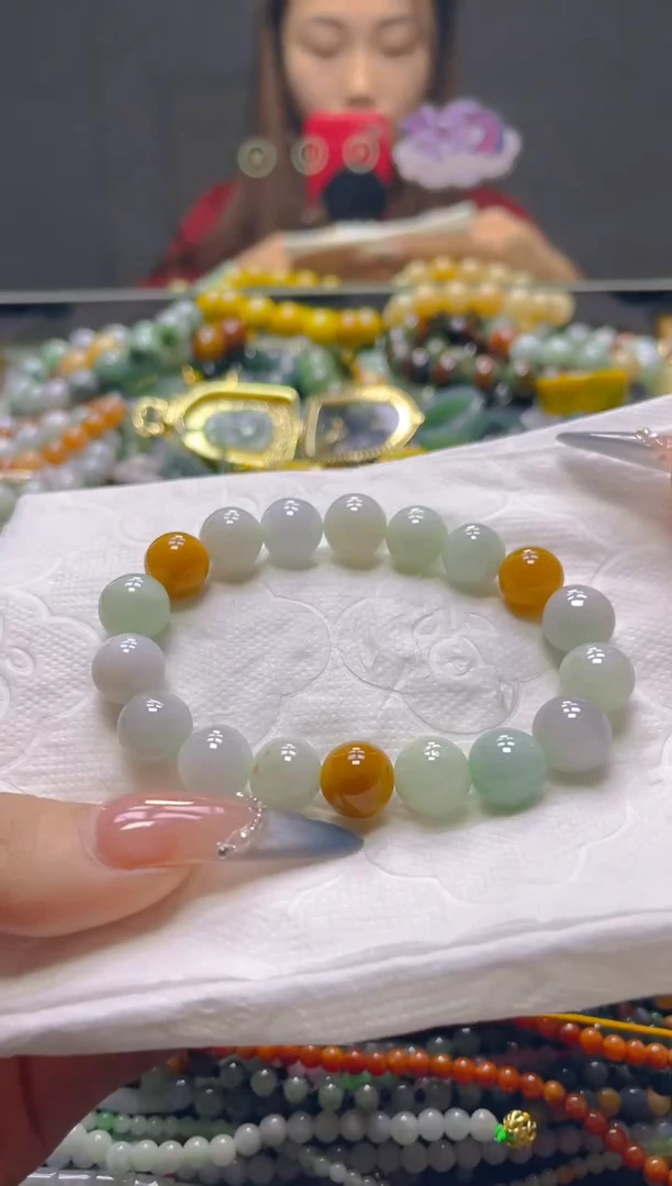 颈饰未镶嵌翡翠10MM