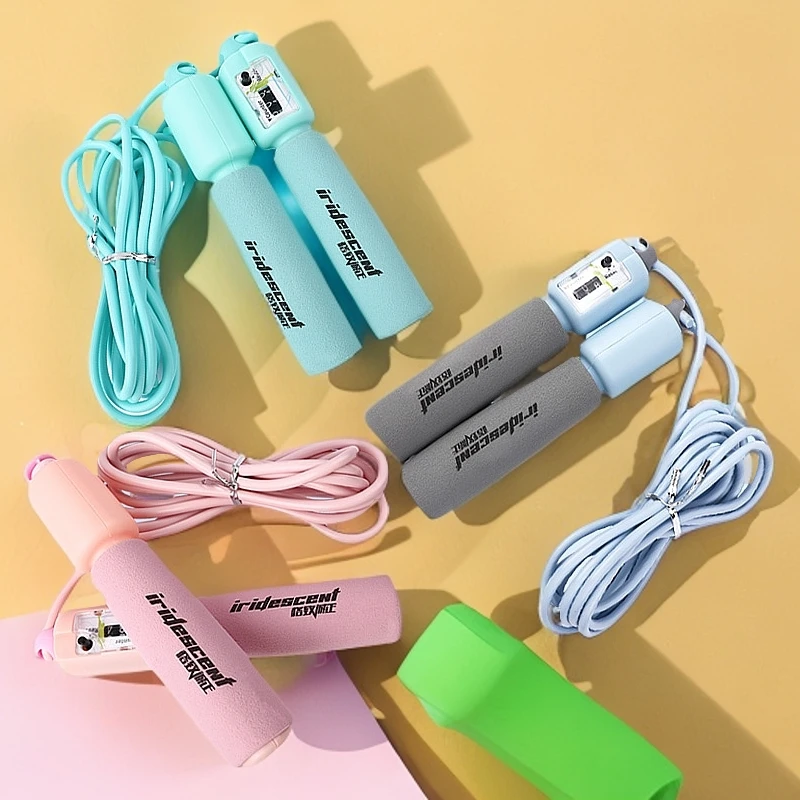 跳绳计数小学生中考儿童幼儿园初学健身运动专业绳子专用跳神