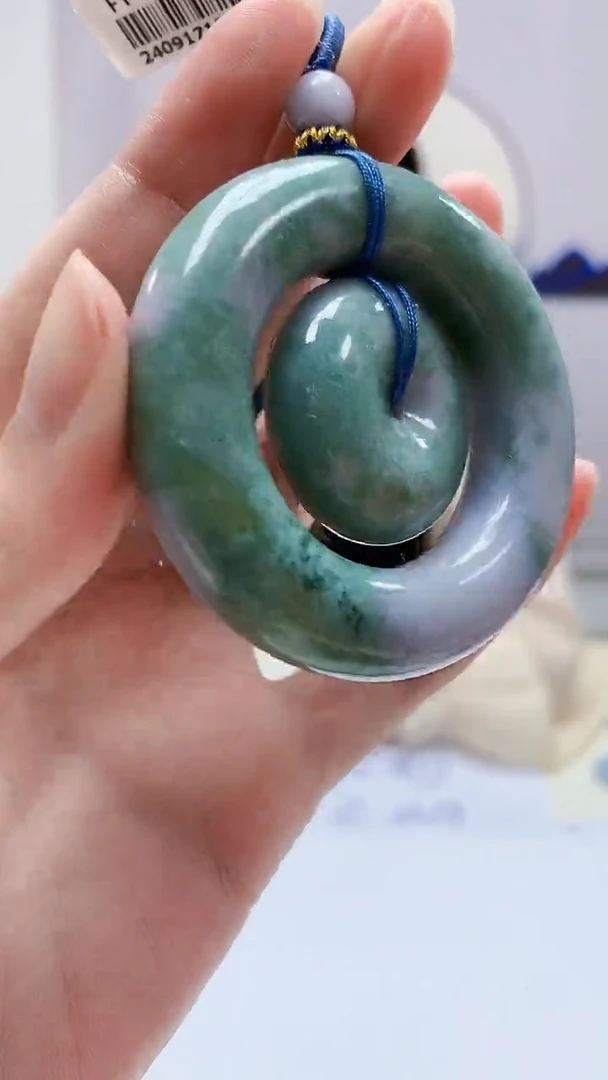 定制翡翠未镶嵌0405zm-毛货挂件62扣子