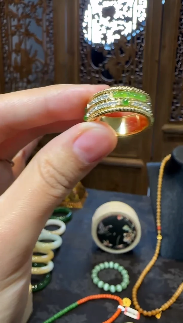 【闪购商品】和田玉戒指未镶嵌19