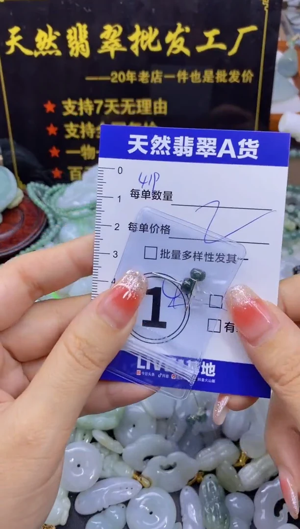 颈饰未镶嵌翡翠天然翡翠A货批量多样性发一件