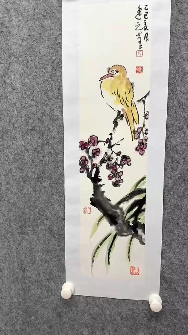 国画写意画花鸟画手绘