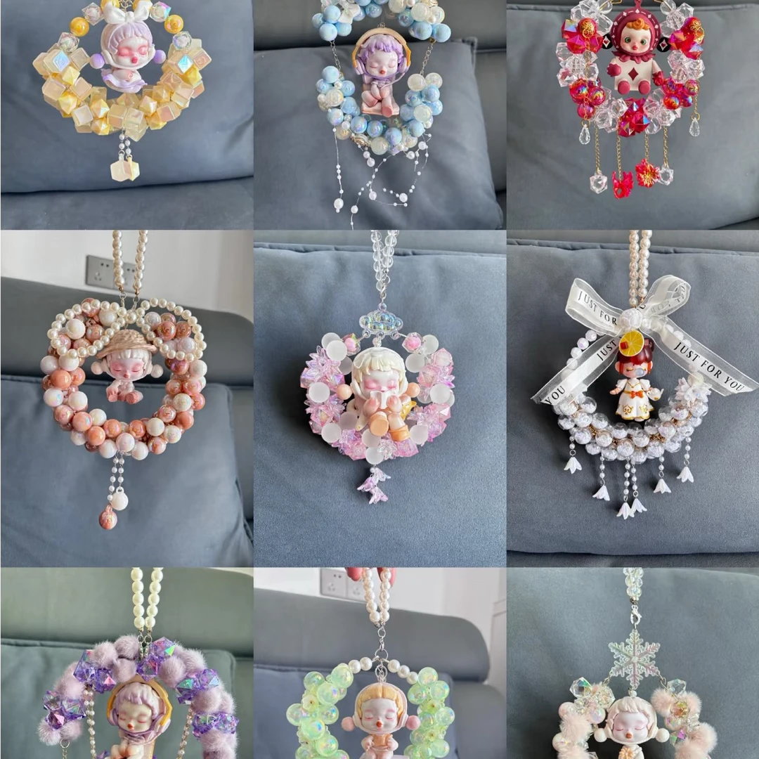 新款手工DIY车挂公仔手办摆件挂饰