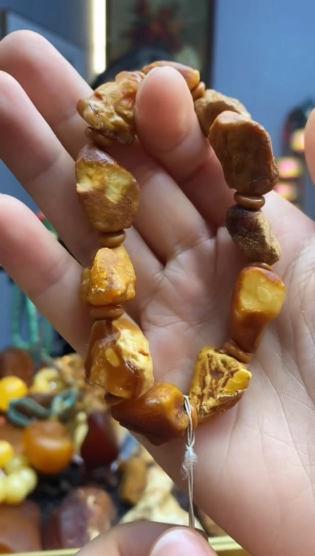 未镶嵌琥珀手串手串