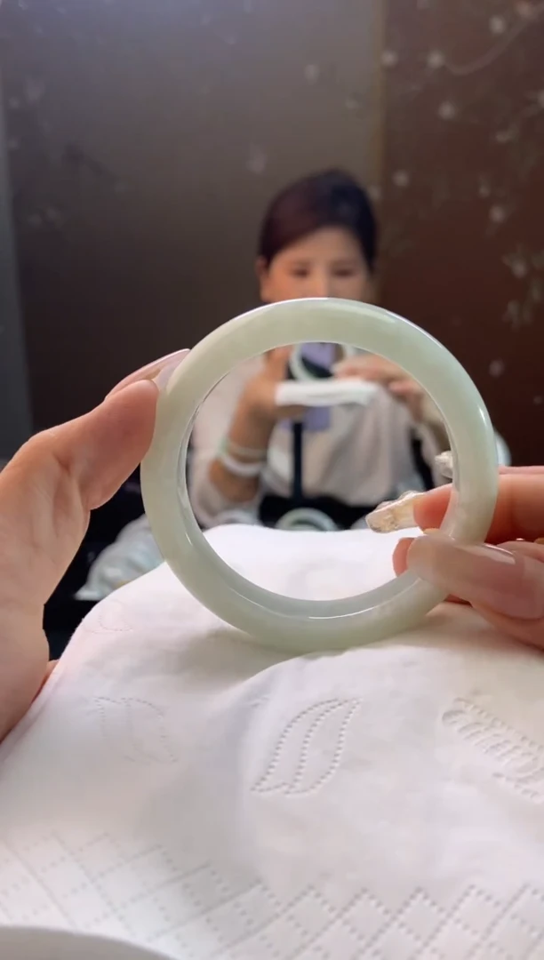 未镶嵌手镯翡翠圈口x53-54