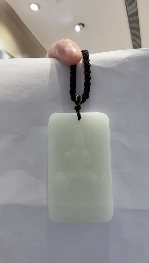 颈饰未镶嵌和田玉【70】 65.3*37.8*9.4