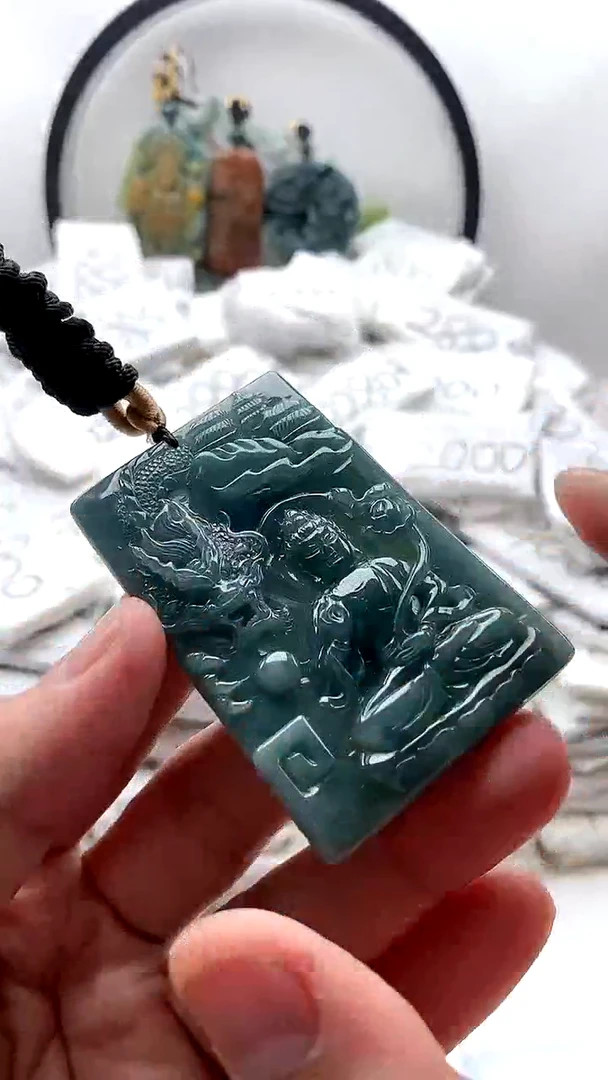 【闪购商品】翡翠颈饰未镶嵌大势至