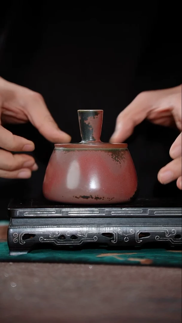 62-7提溜茶仓（陈俊才 炉钧釉）