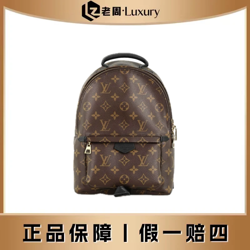 95新 LouisVuitton/路易威登 老花双肩小号书包/双肩包