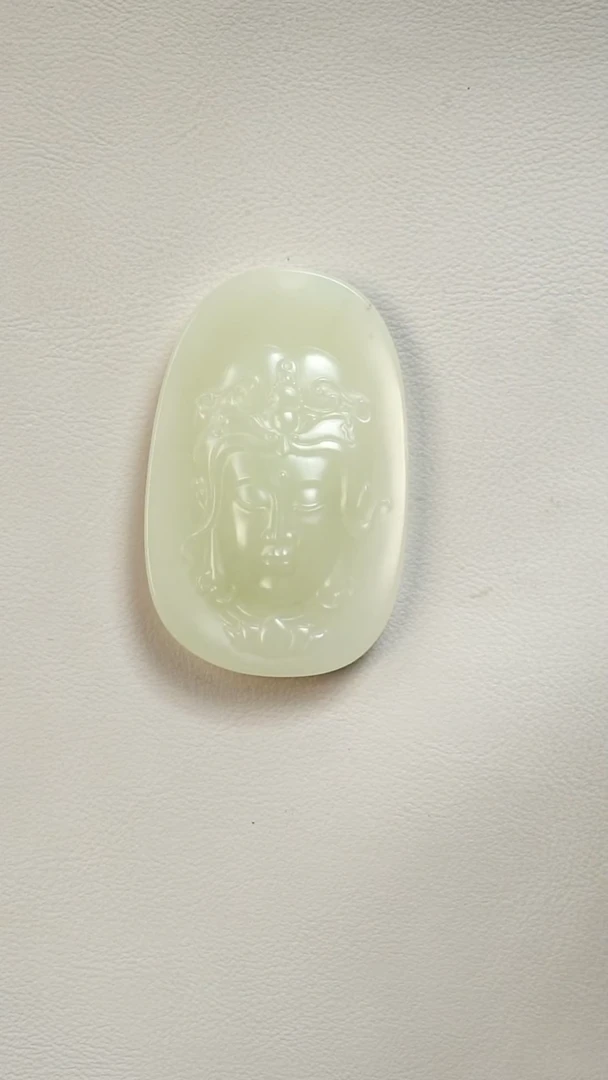 未镶嵌和田玉挂件观音