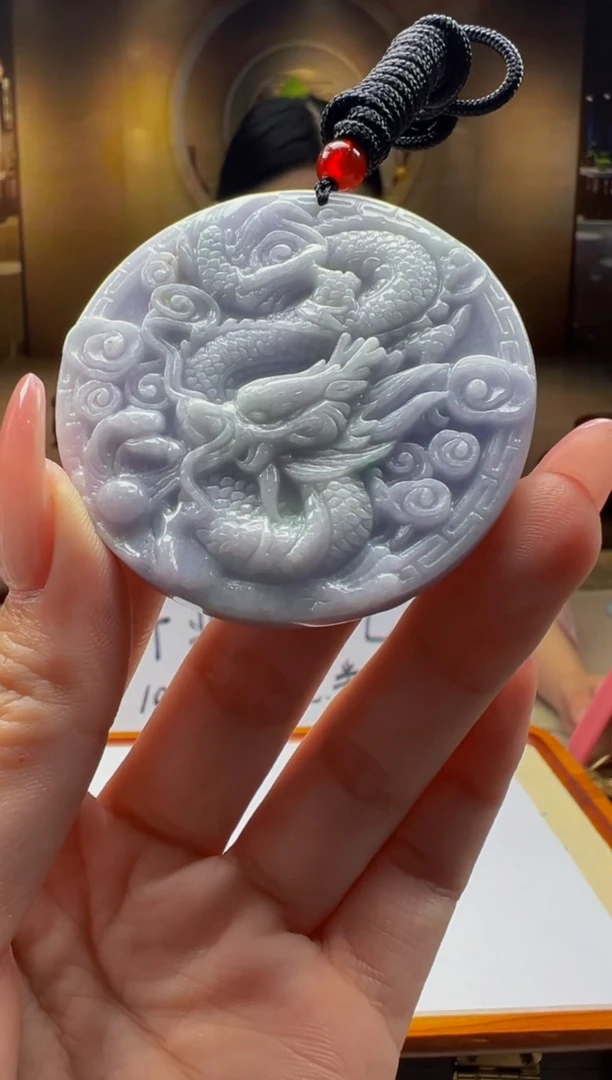【闪购商品】翡翠未镶嵌颈饰Y2025-3-13-7