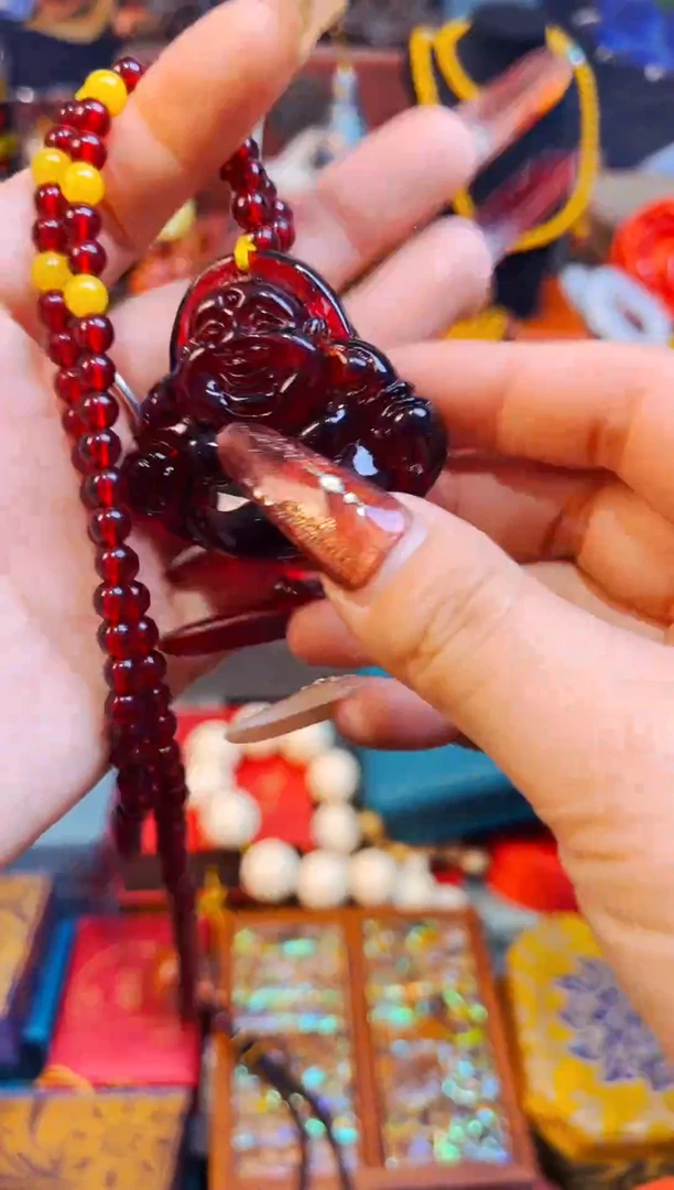 【闪购商品】血珀颈饰未镶嵌兰妹精品精选饰品链接226