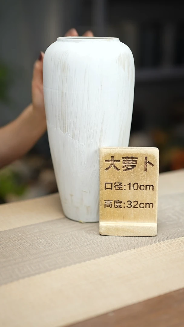 花器大萝卜诧寂白