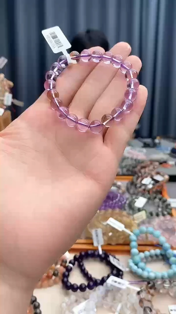 水晶手链未镶嵌紫黄晶