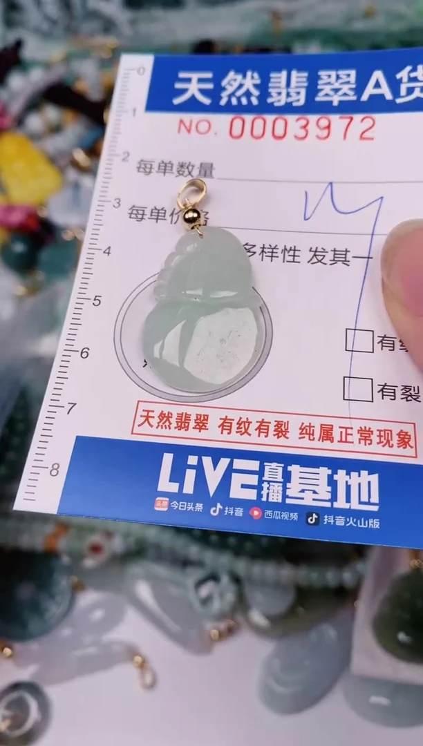 颈饰未镶嵌翡翠00003973