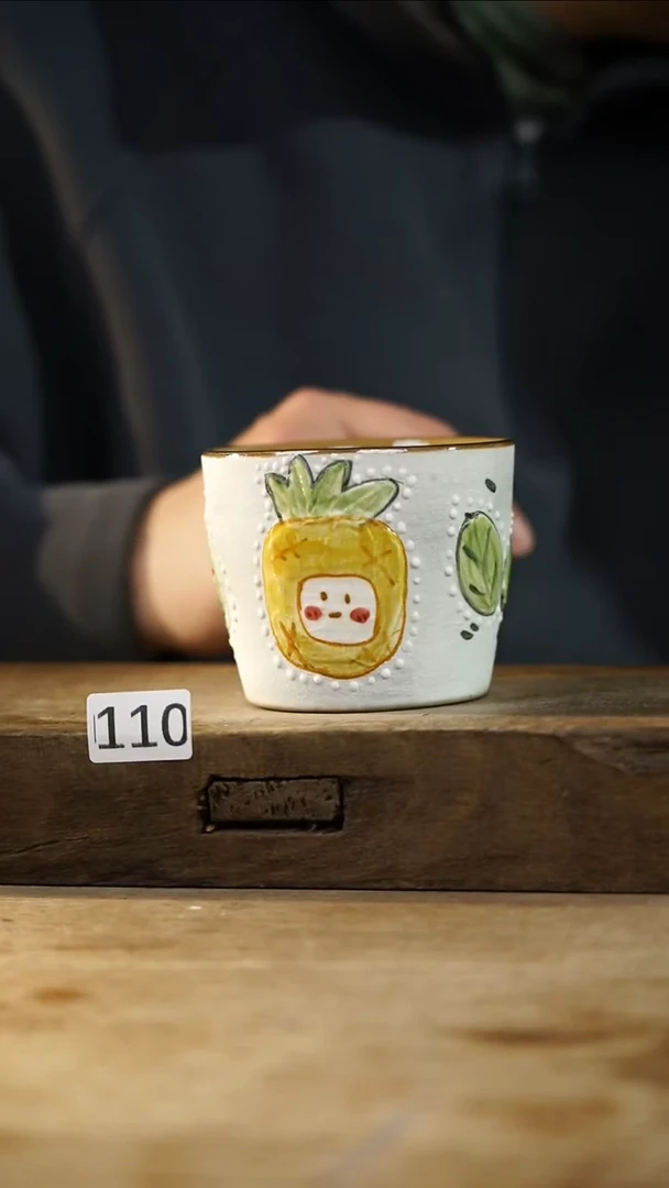瓷片设计师手作！！！知名设计师系列！！！大杯