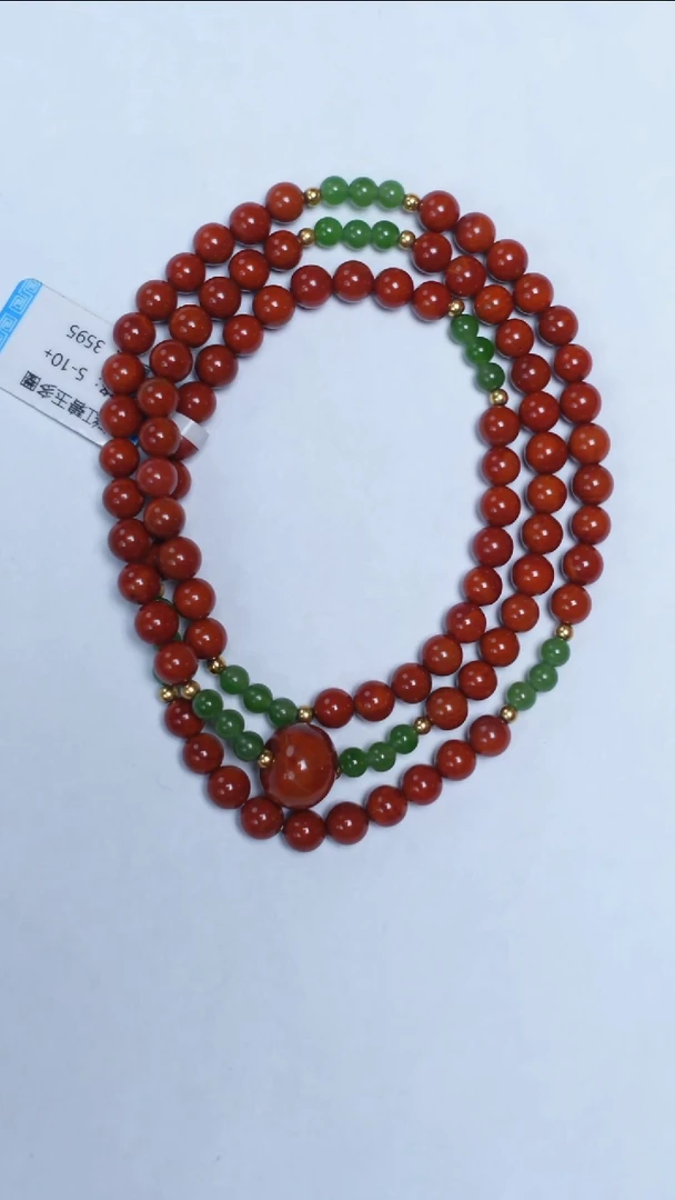 未镶嵌手链南红玛瑙南红碧玉多圈5-10mm