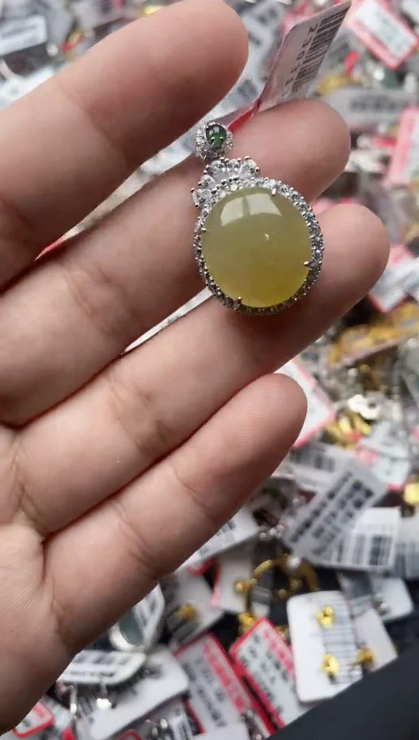 【闪购商品】翡翠戒指银S925镶嵌2222---7