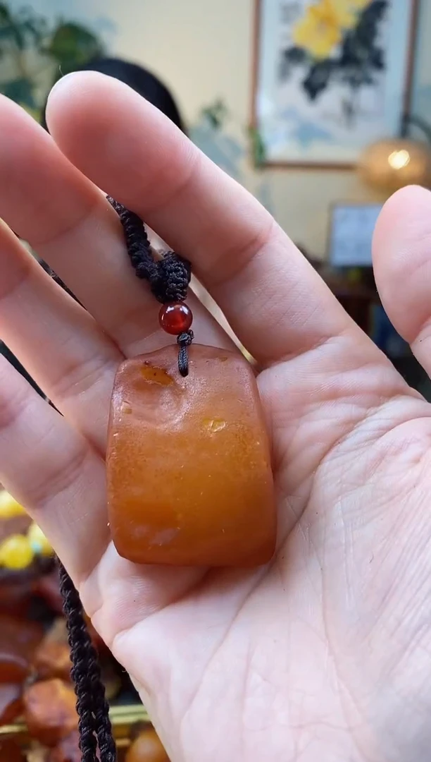 【闪购商品】琥珀颈饰未镶嵌吊坠
