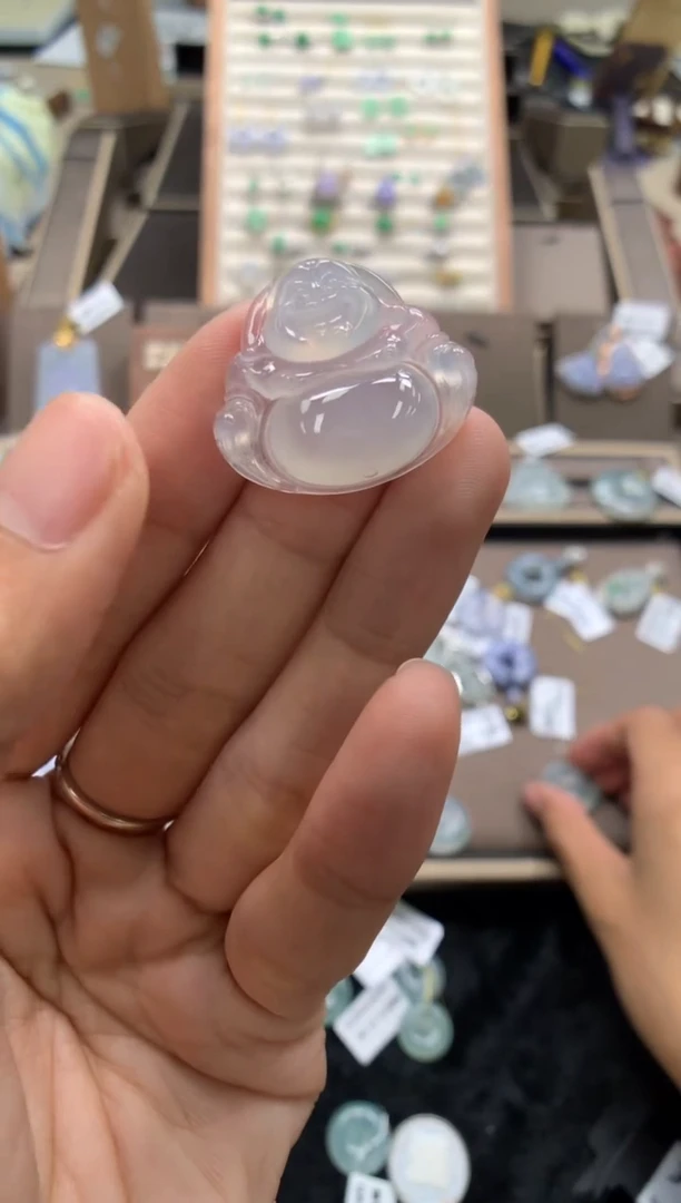 颈饰未镶嵌翡翠佛公