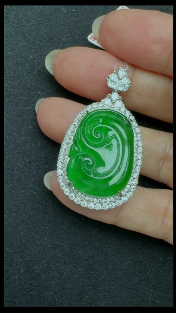 【闪购商品】翡翠颈饰银S925镶嵌如哟
