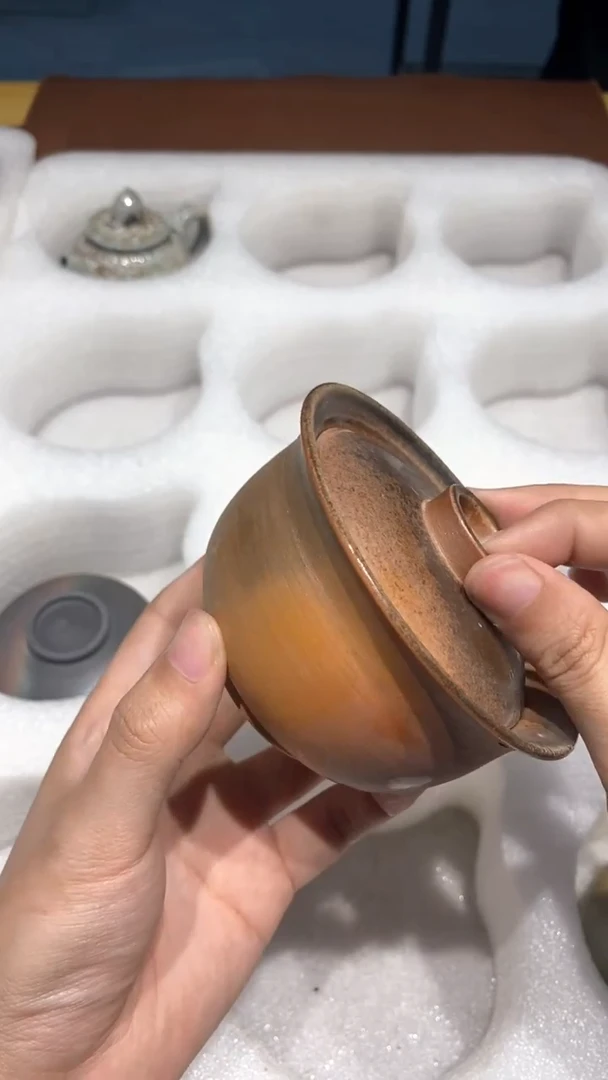 奢瓷/瑞寅柴烧茶器（盖碗）986