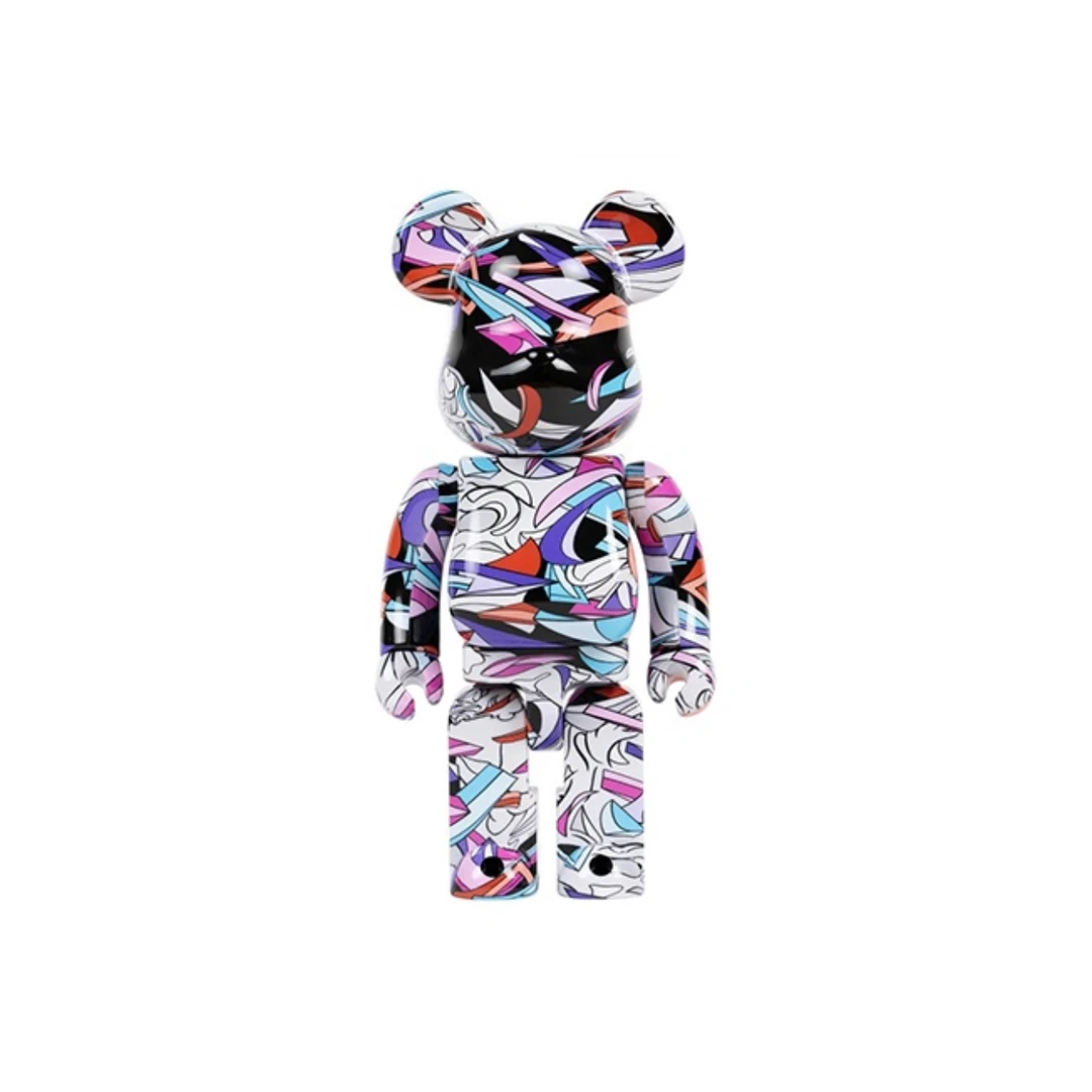 【白】beabrick 积木熊 路易斯 louis 400% 潮流玩具