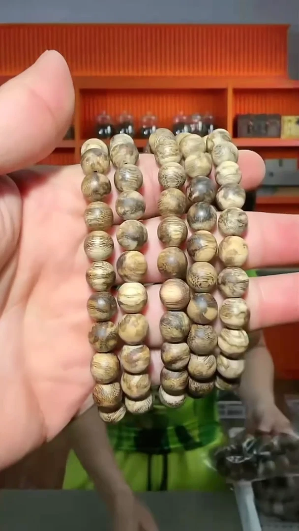 沉香手串166号单圈0.9多样性发一