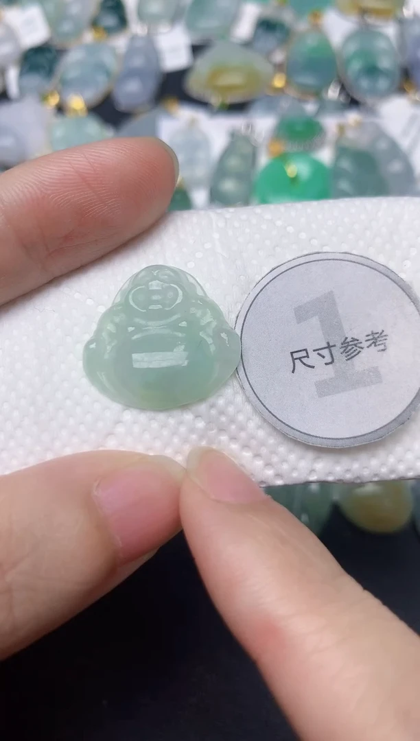 颈饰未镶嵌翡翠天然缅甸A货翡翠