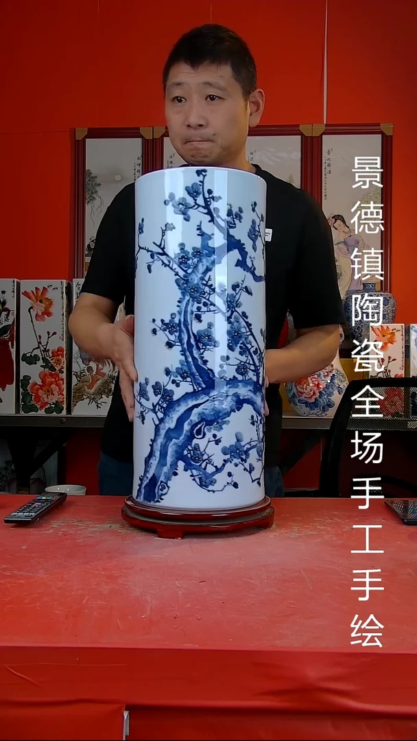 摆件景德镇陶瓷 全场手工手绘