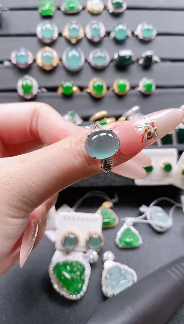 【闪购商品】翡翠戒指银S925镶嵌11111111