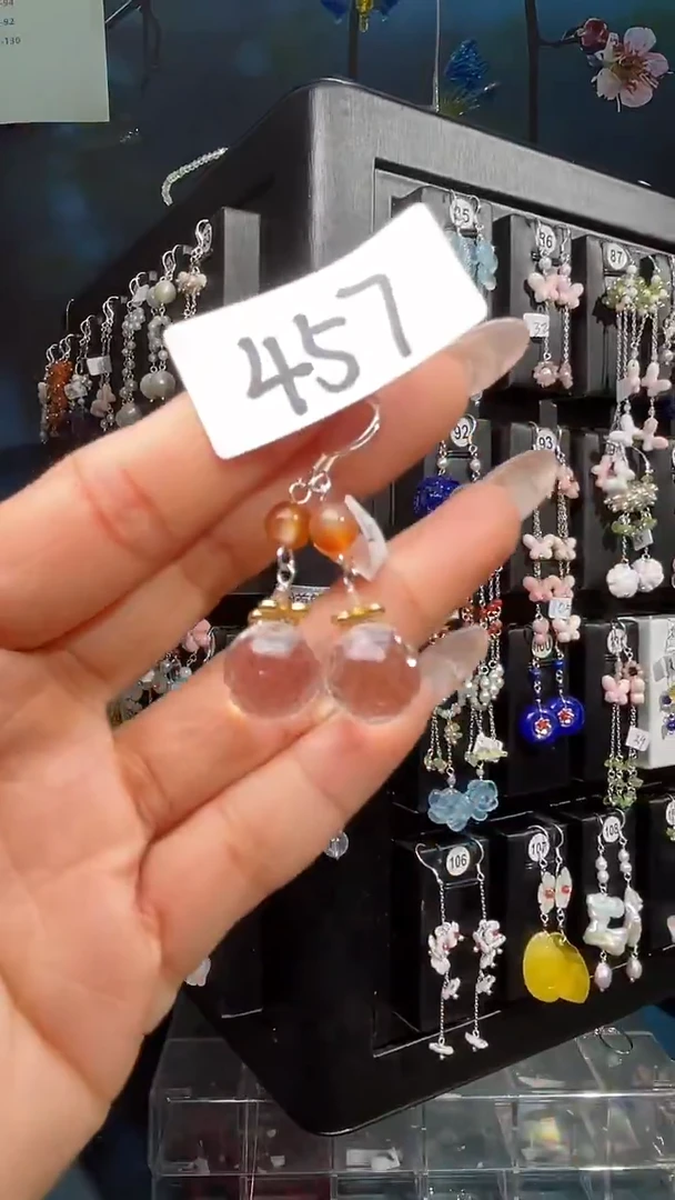 银S925镶嵌耳饰紫晶喜欢拍