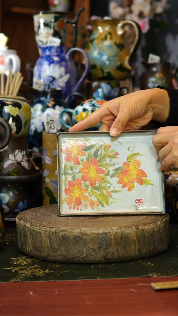 花瓶/杯子/碗92号景德镇手工手绘釉下彩