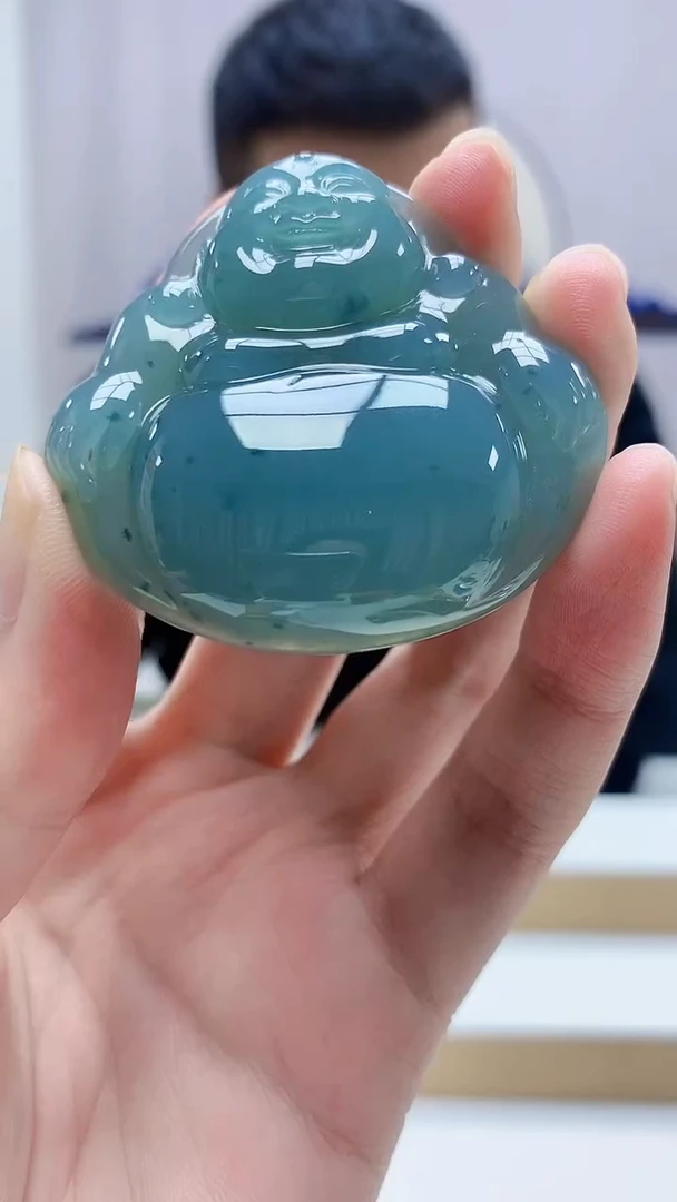 未镶嵌定制翡翠知**宝4898zm-毛货挂件