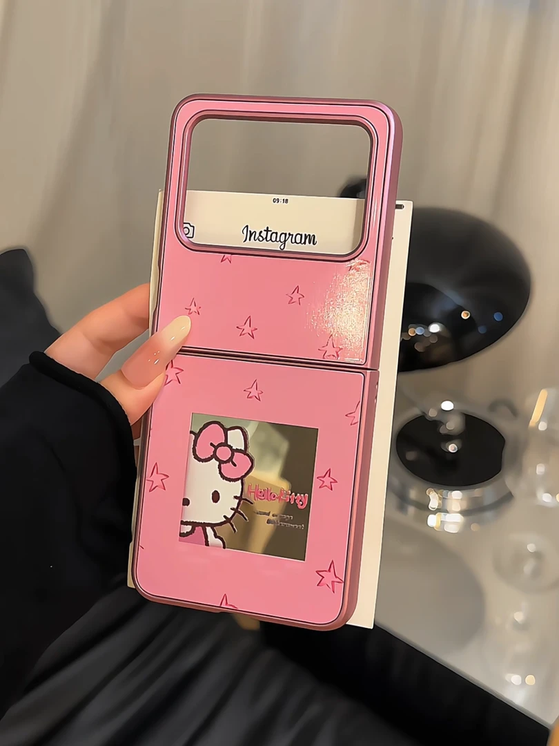 （华为novaflip系列）金属镜面折叠屏适用华为NOVAFLIP手机壳kt画框