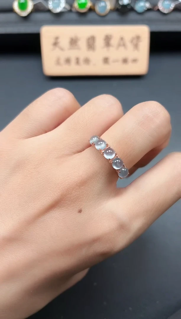 银S925镶嵌戒指翡翠111111