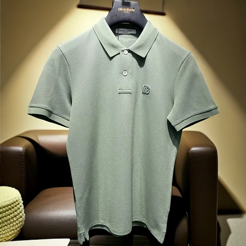 DG迪嘎雅2025春夏Polo半袖潮流夏季上衣翻领休闲