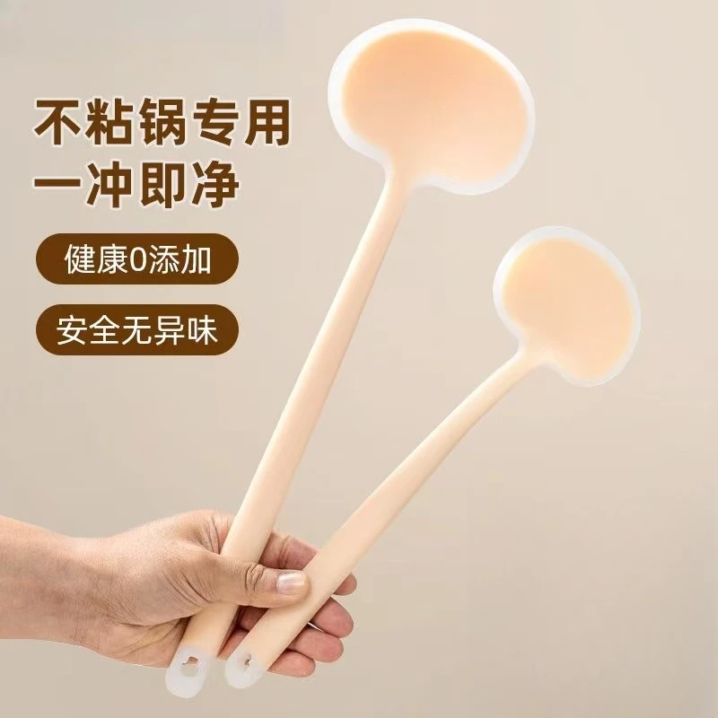 BD硅胶蘑菇铲家用厨具加长款炒菜铲子耐高温不粘锅新款专用铲