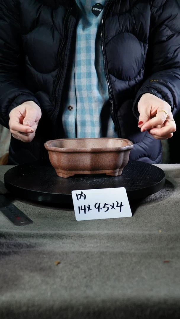 宜兴紫砂花盆小盆盆