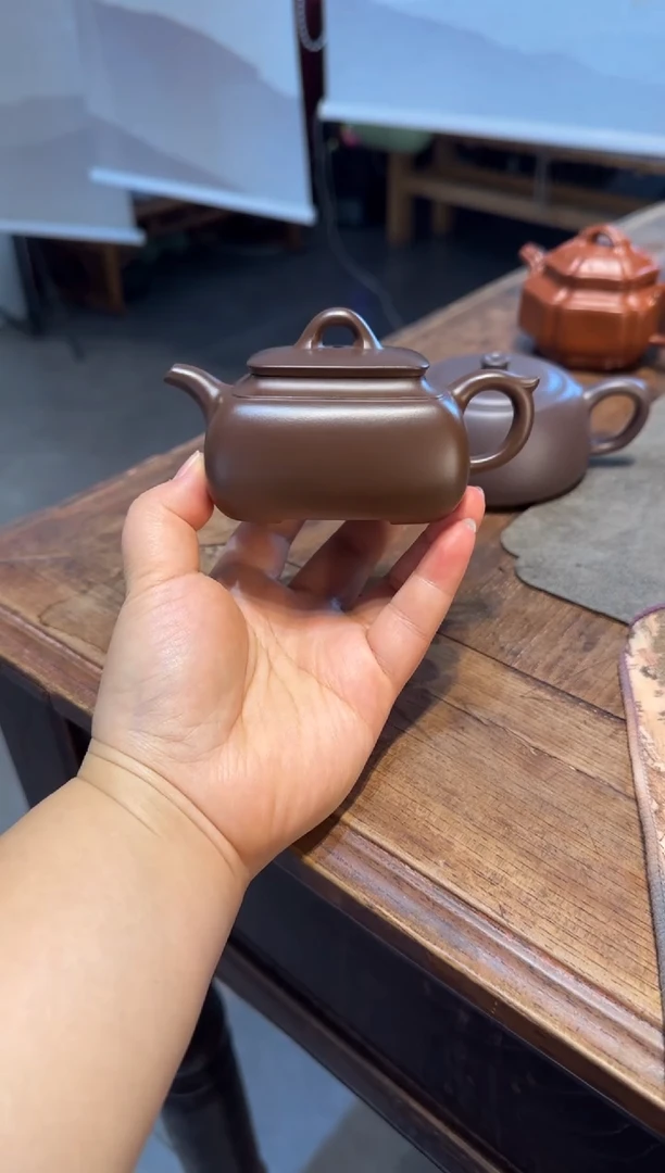 茶壶紫砂财长四方 紫砂壶