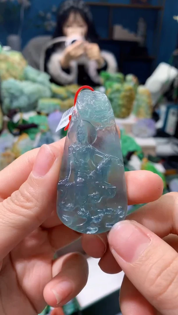 颈饰未镶嵌翡翠天然缅甸翡翠a货