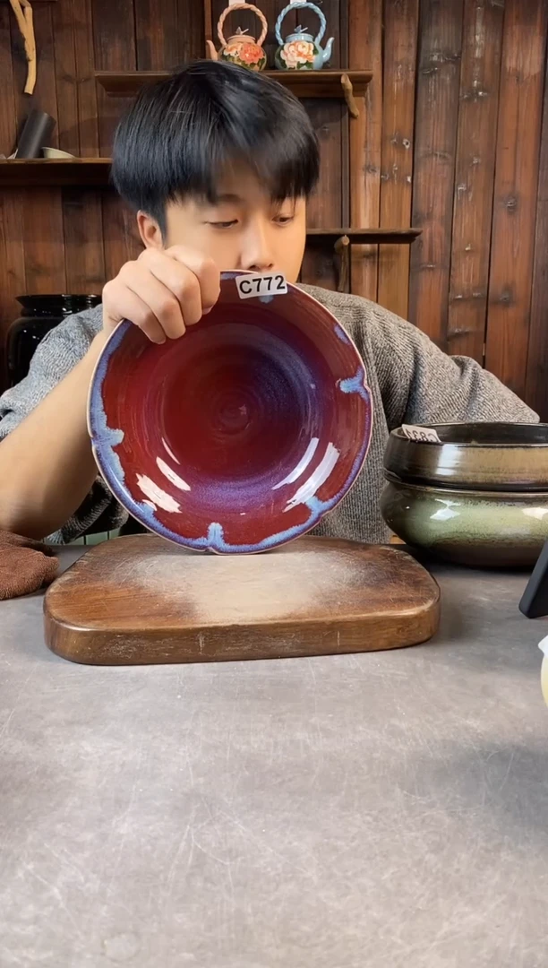 碗772，手工手绘，超值陶瓷