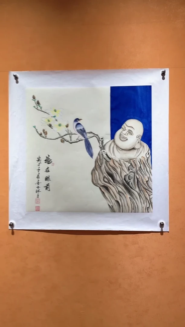 国画刘金玉教授亲笔手绘