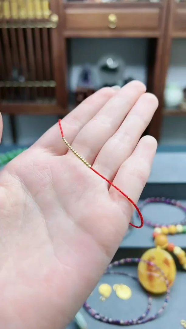 【闪购商品】18K金手饰18k金手绳*3 WY