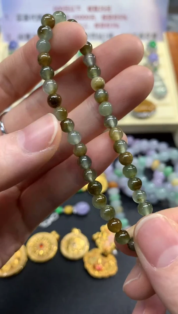 未镶嵌手串翡翠手串|300+25