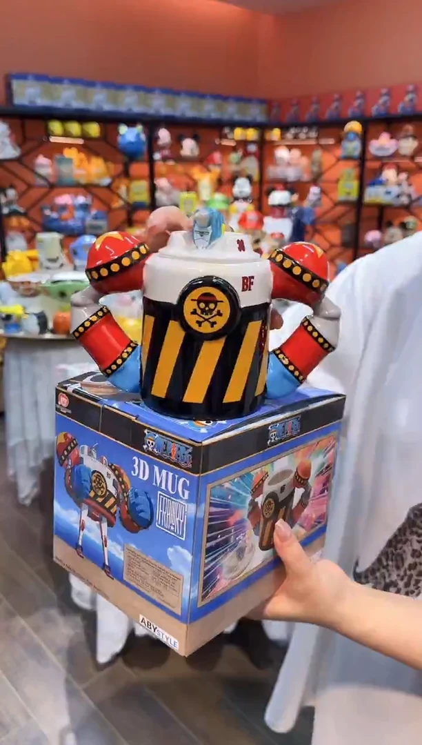 瓷片@@海贼王弗兰奇陶瓷杯(礼盒)